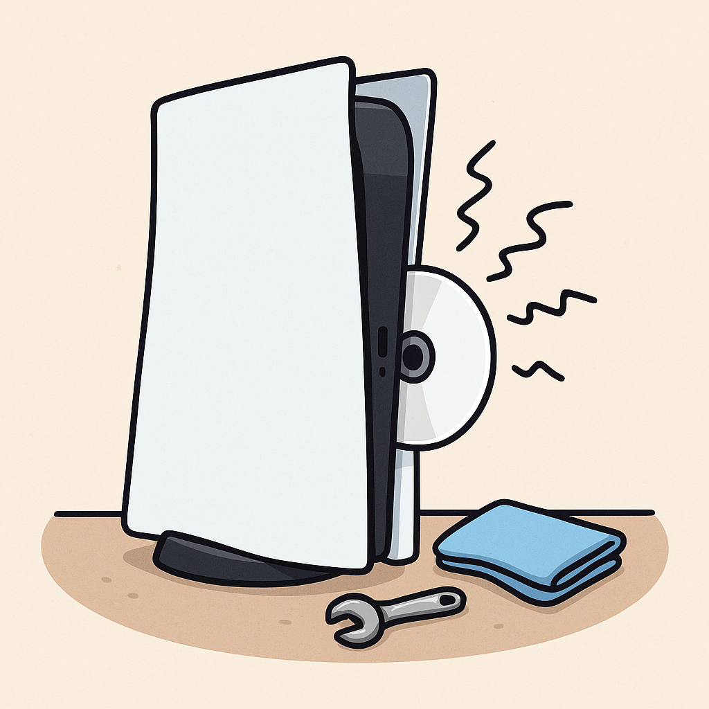 fix PS5 disc drive noise